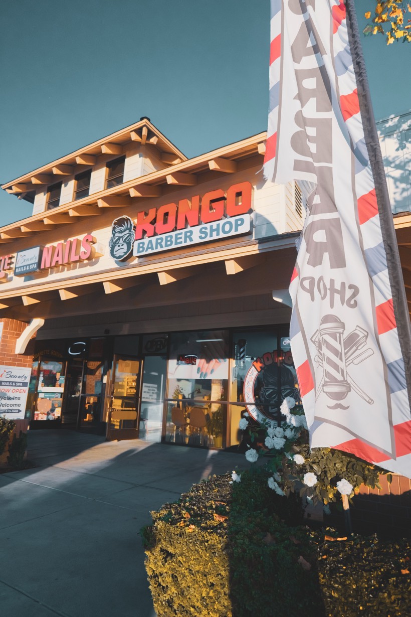 Kongo Barbershop Clovis storefront
