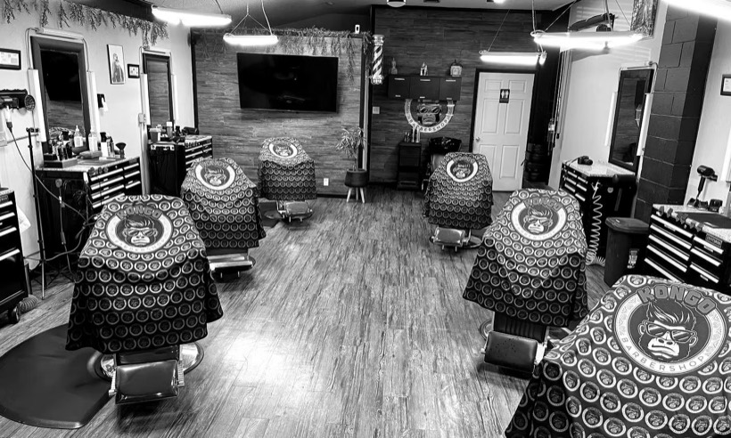 Inside Kongo Barbershop Fresno